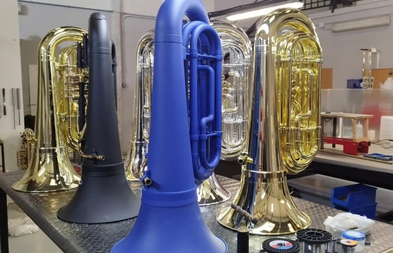 tubas de plástico